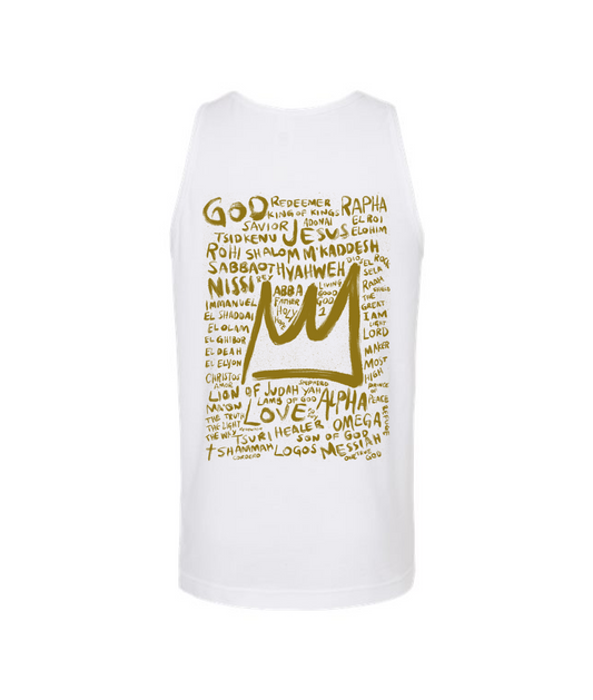 V-PHWTOP - Worshipnight - White Tank Top