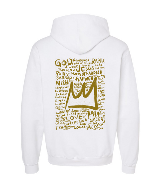 V-PHWTOP - Worshipnight - White Hoodie