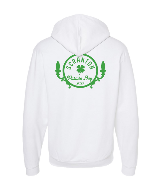 Paul Ludo - Parade Day - White Zip Up Hoodie
