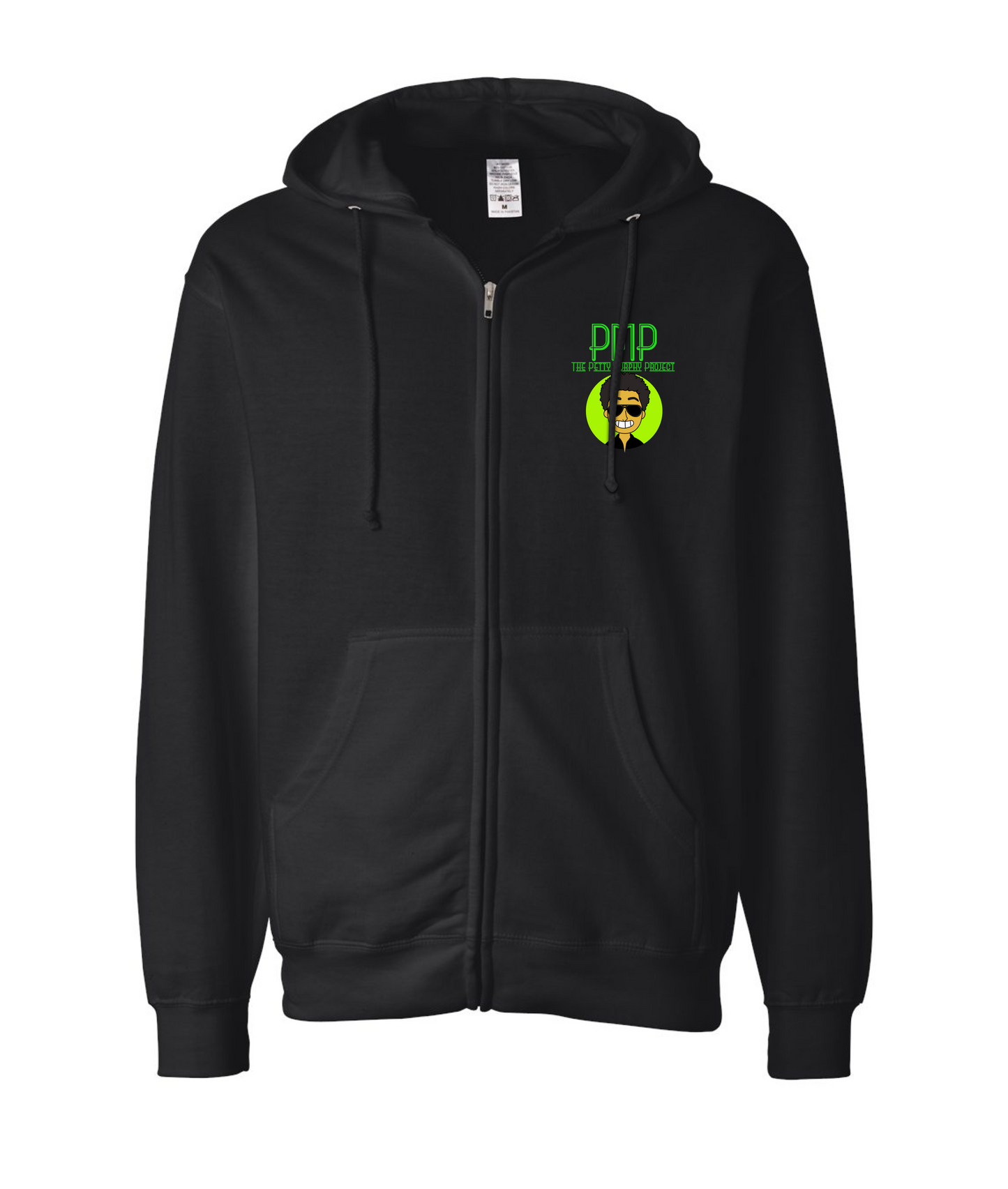 The Petty Murphy Project - Logo - Black Zip Hoodie