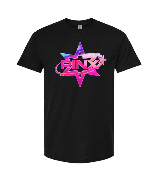 Pinx - Star Logo - Black T Shirt