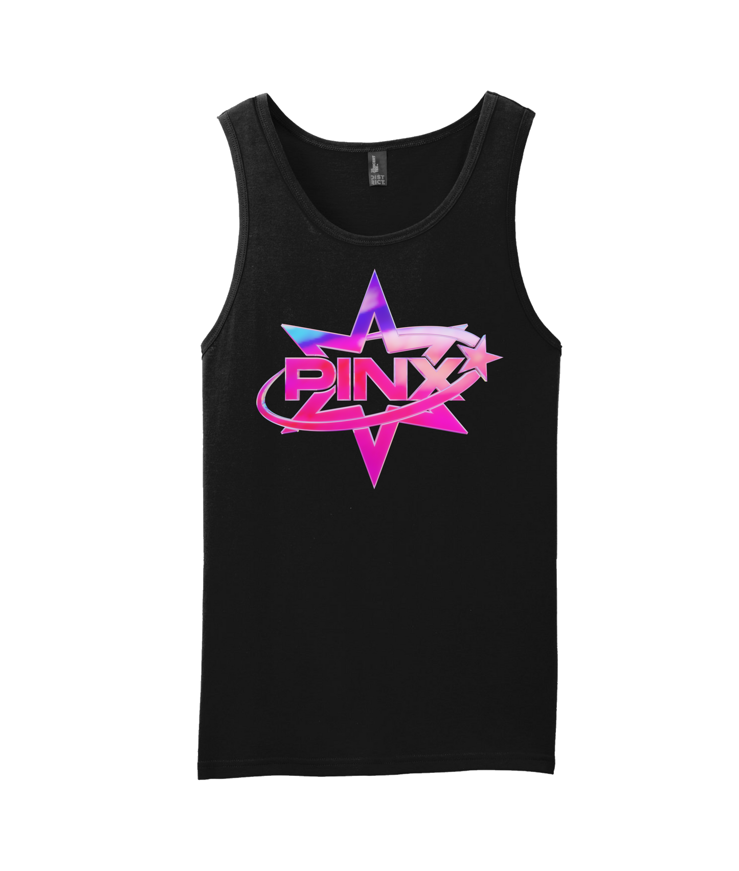 Pinx - Star Logo - Black Tank Top