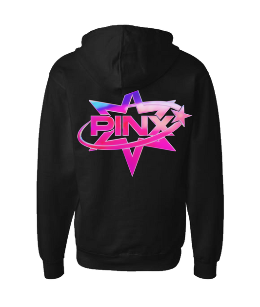 Pinx - Star Logo - Black Zip Up Hoodie