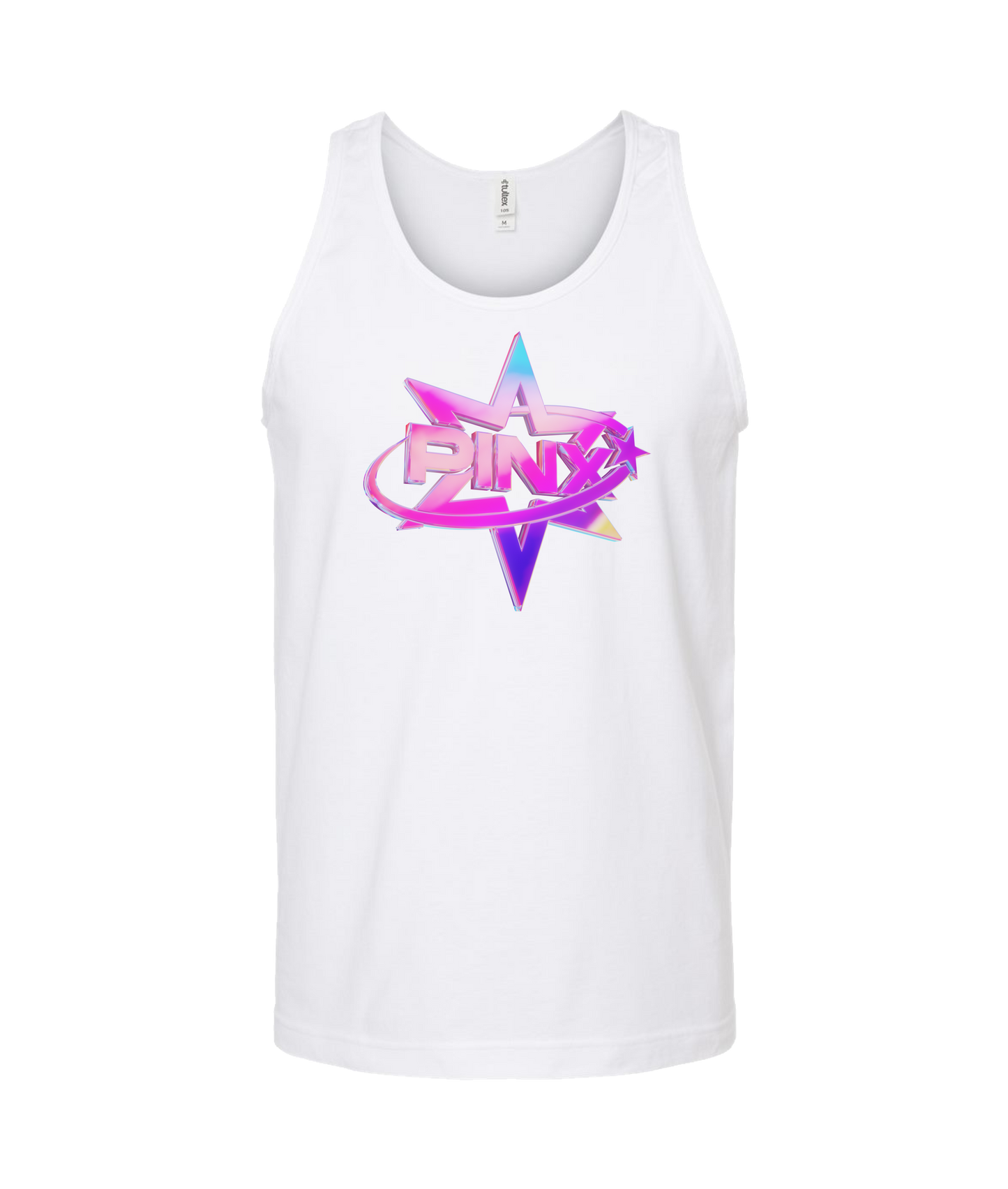 Pinx - 3D Star - White Tank Top