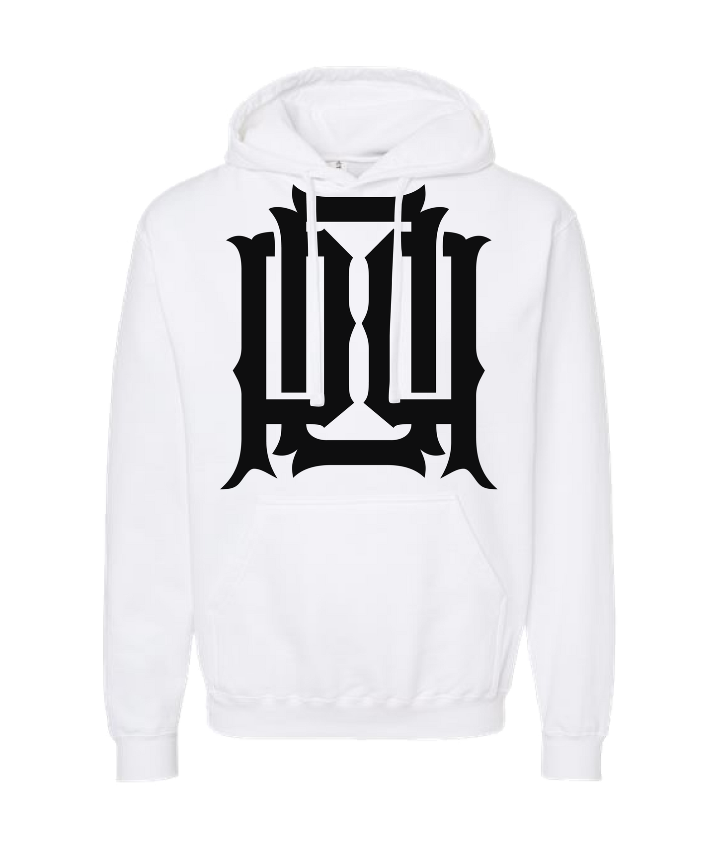 Plates Over Pints - LOGO 2 - White Hoodie