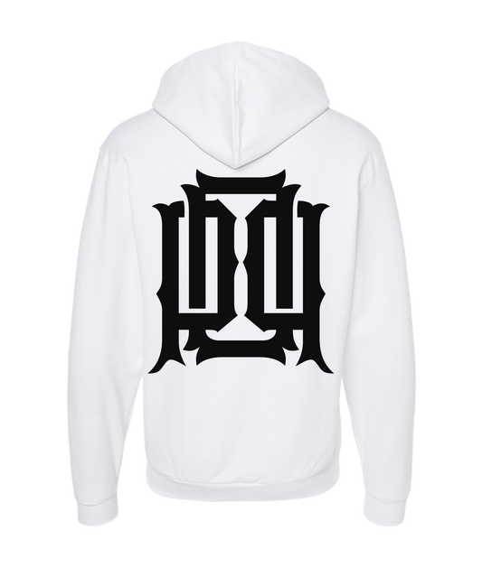 Plates Over Pints - LOGO 2 - White Zip Up Hoodie