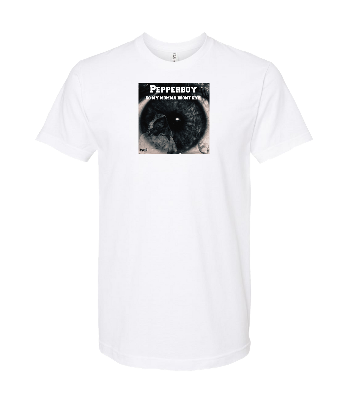 Pepperboy - Look Me In The Eyes - White T Shirt