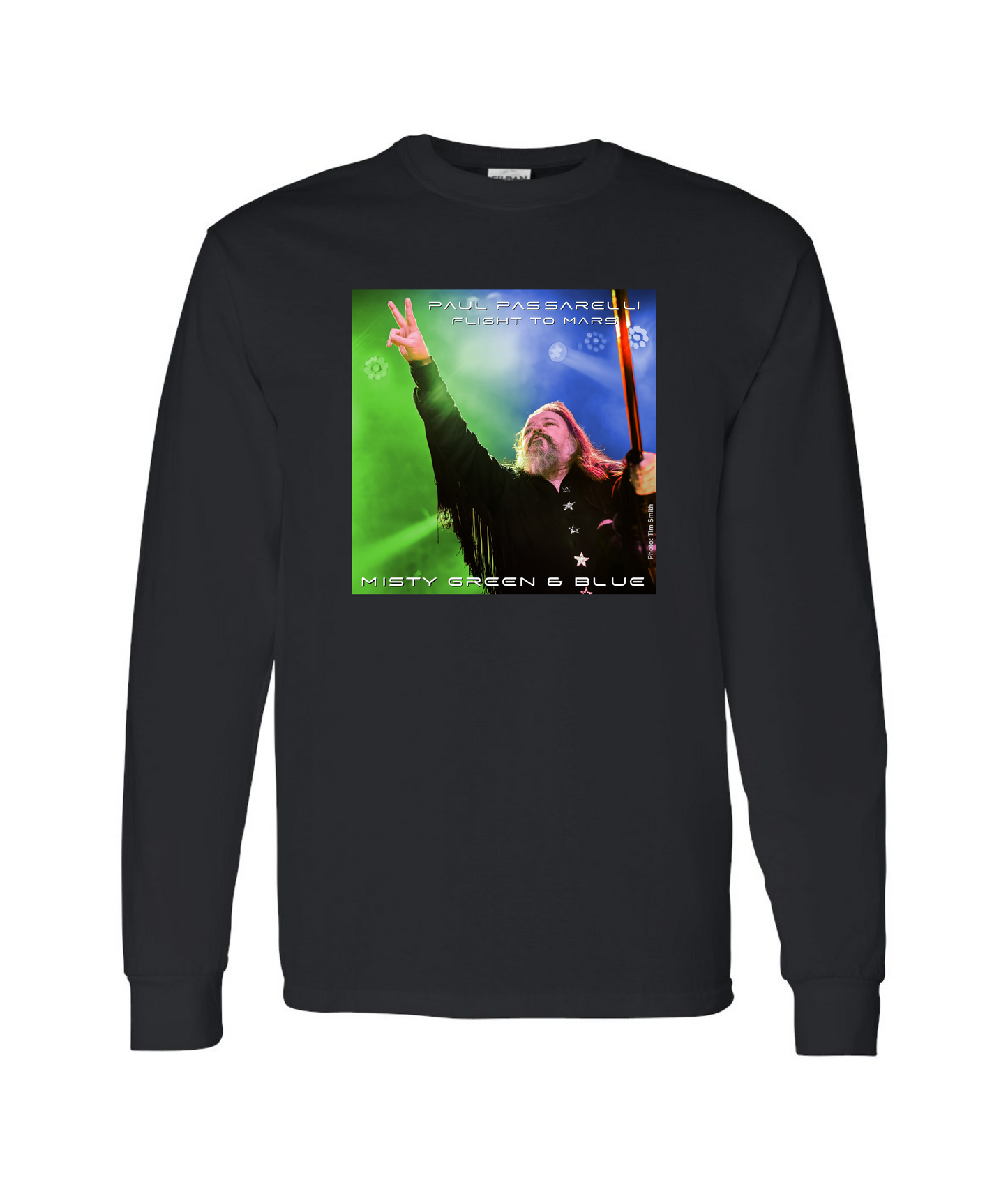V-PPDTOP - Paul Passarelli #1 - Black Long Sleeve T