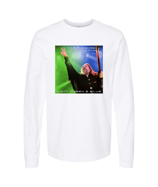 V-PPDTOP - Paul Passarelli #1 - White Long Sleeve T