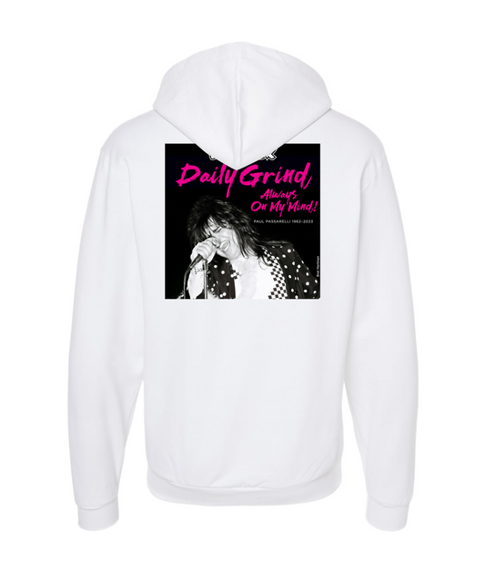 V-PPDTOP - Paul Passarelli #1 - White Zip Up Hoodie