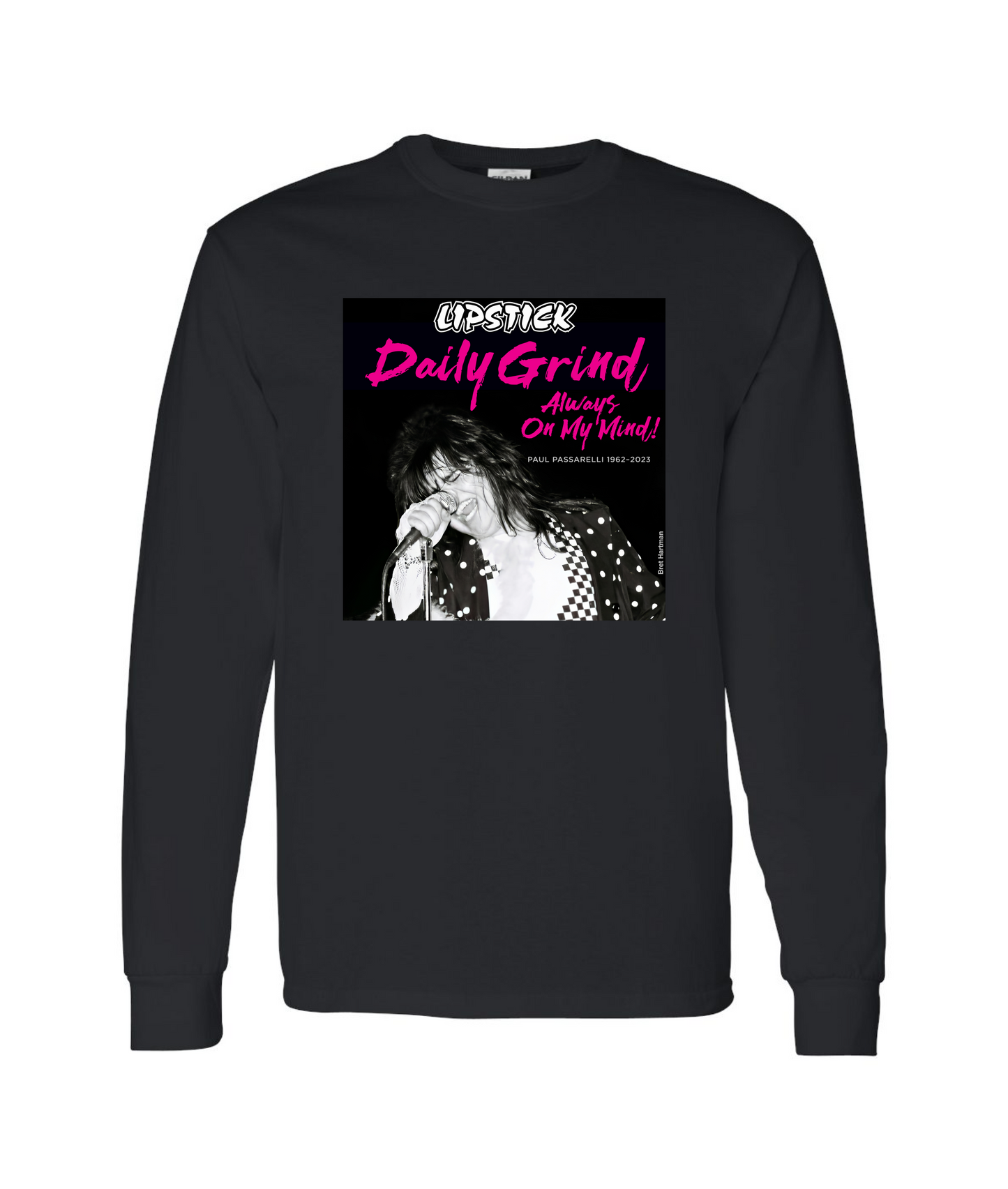 V-PPDTOP - Paul Passarelli #2 - Black Long Sleeve T