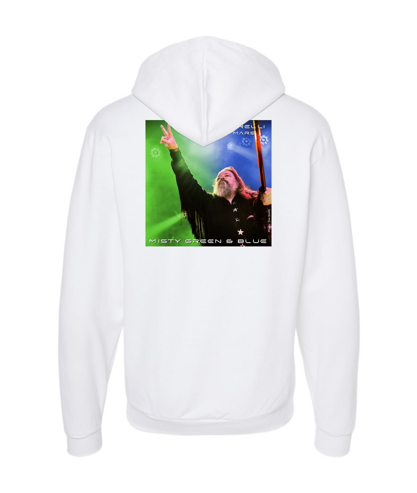 V-PPDTOP - Paul Passarelli #2 - White Zip Up Hoodie