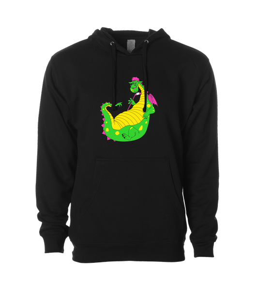 Puff Puff Passers Hockey - Puff the Hockey Dragon  - Black Hoodie