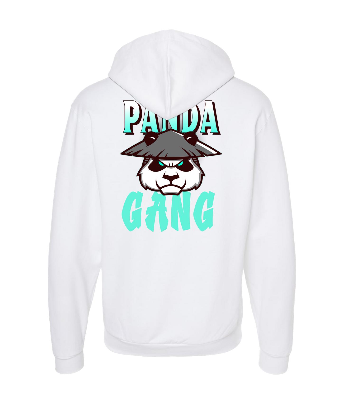 Premium Panda
 - Panda Gang - White Zip Up Hoodie