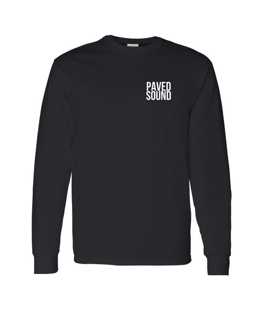 V-PSLTOP - Clean Logo - Black Long Sleeve T