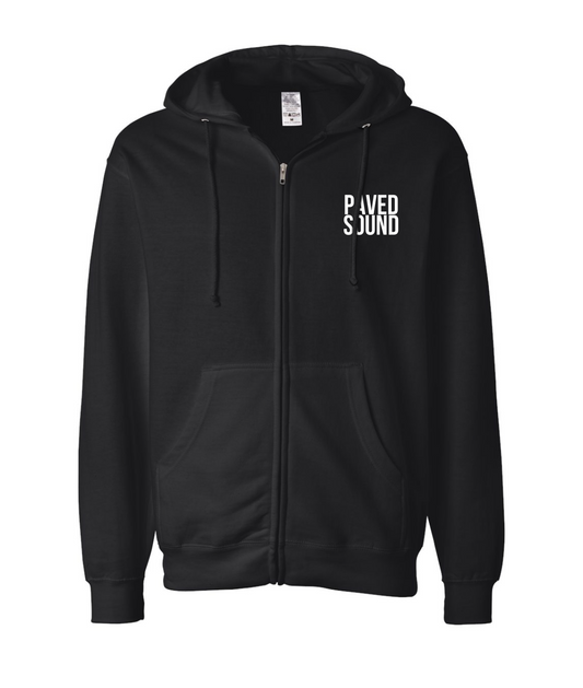 V-PSLTOP - Clean Logo - Black Zip Up Hoodie