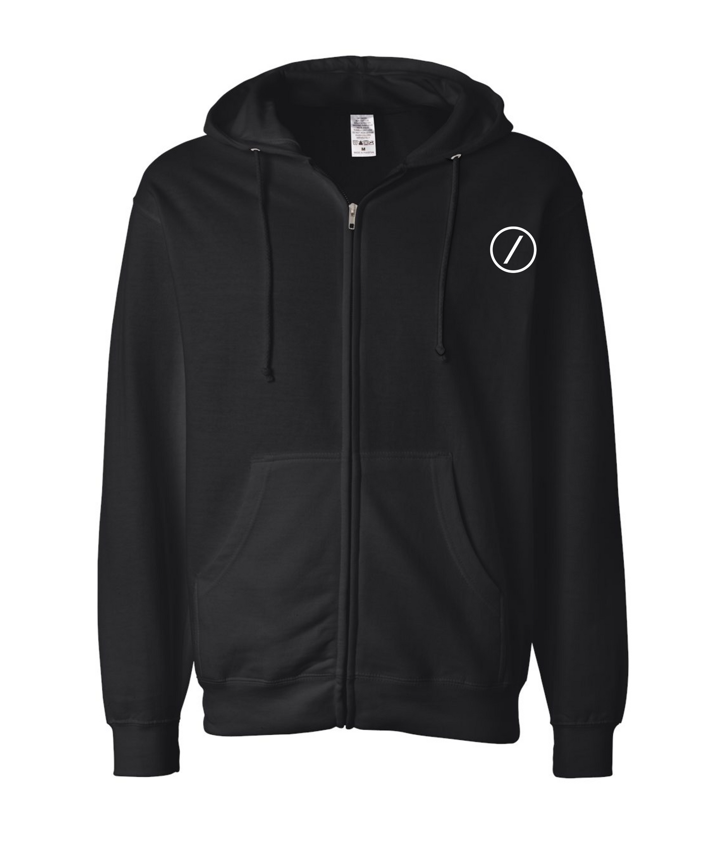V-PTBTOP - Slash - Black Zip Up Hoodie