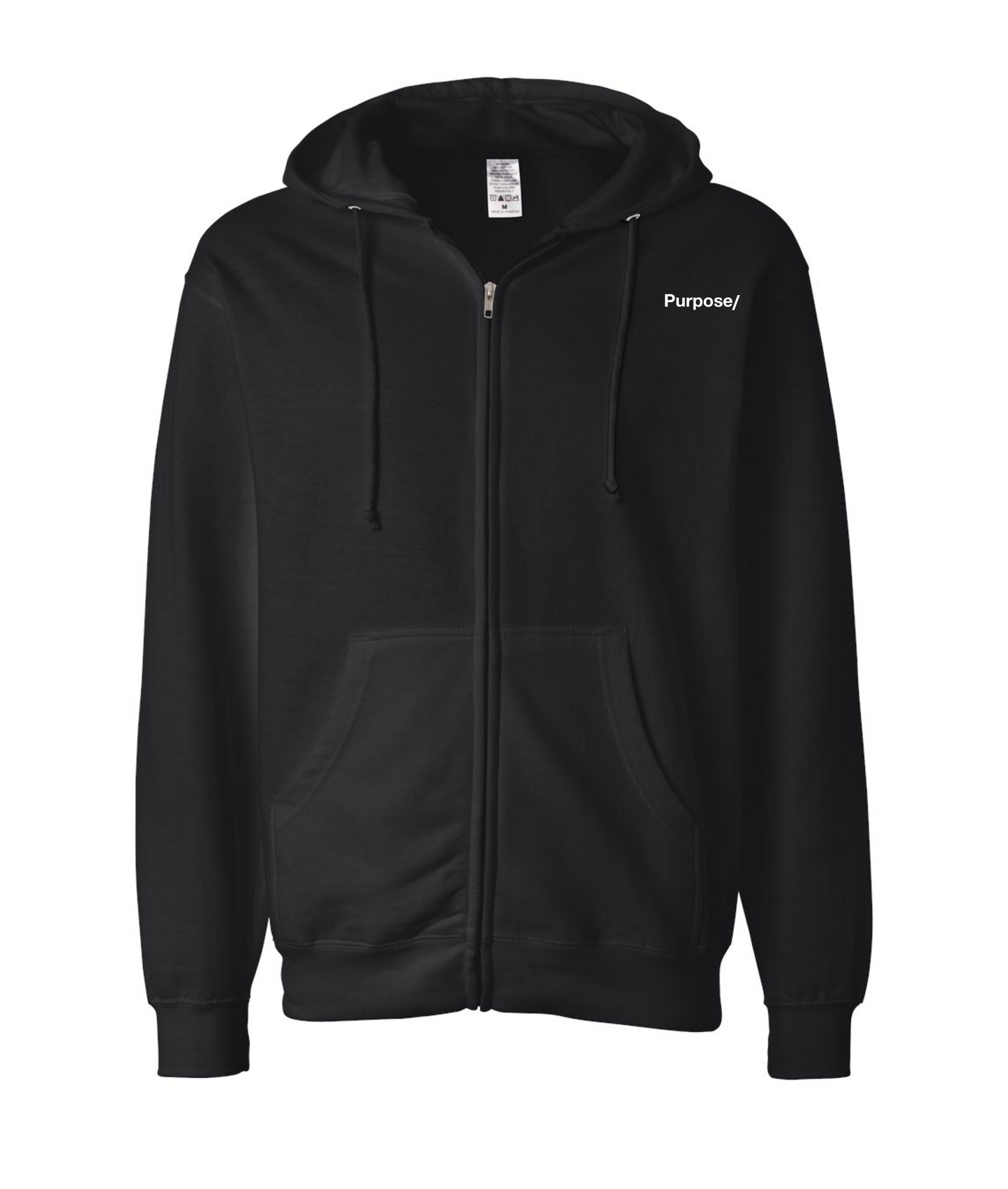 Purpose/ - Purpose/ - Black Zip Up Hoodie