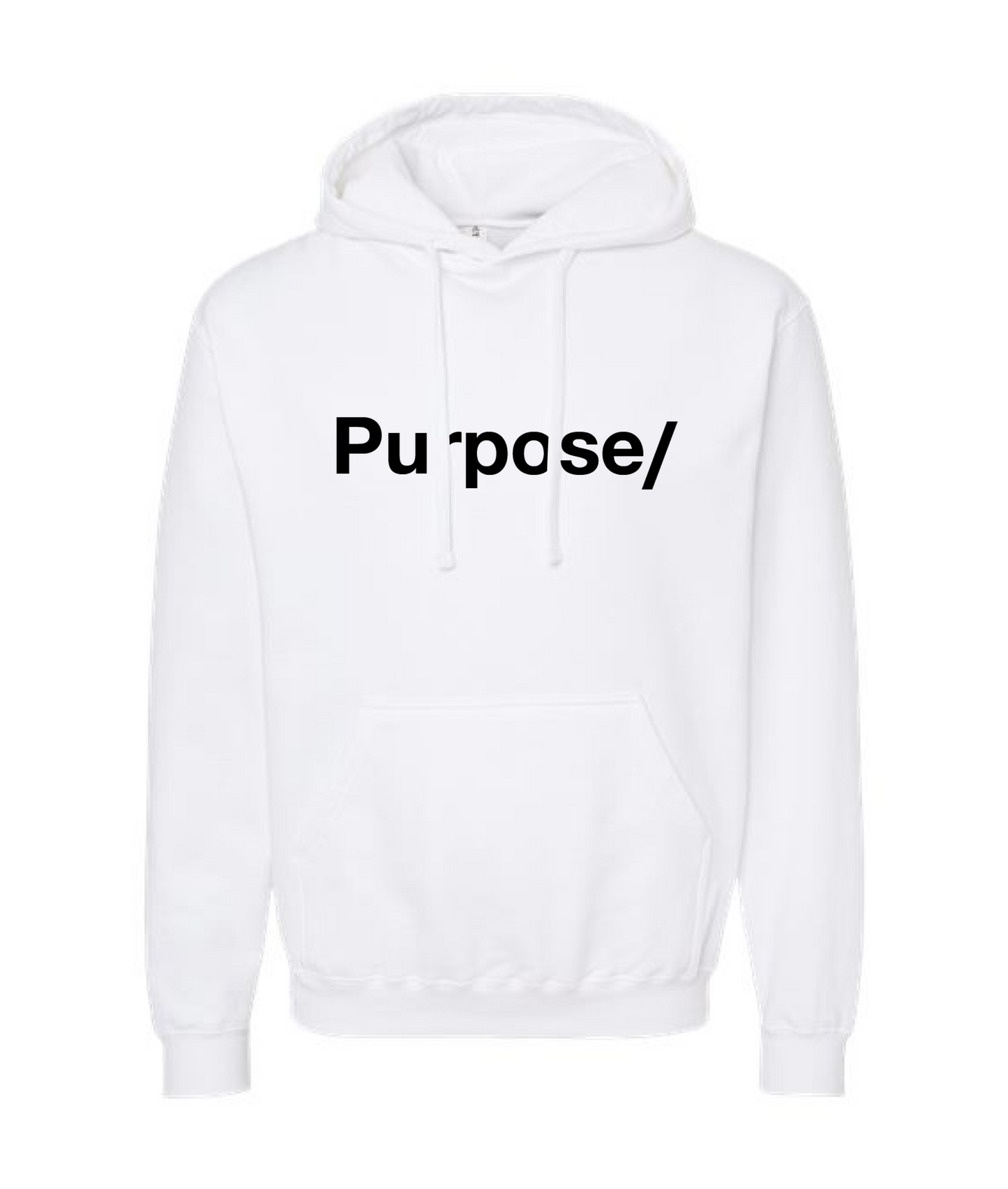 V-PTBTOP - Purpose/ - White Hoodie