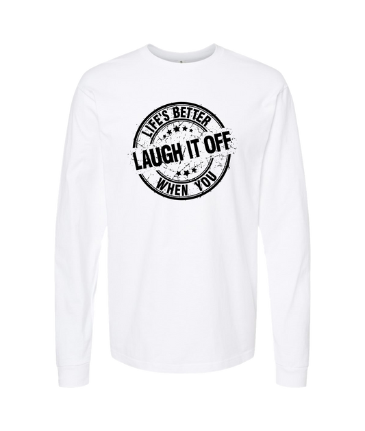 PT Bratton - Laugh it Off - White Long Sleeve T