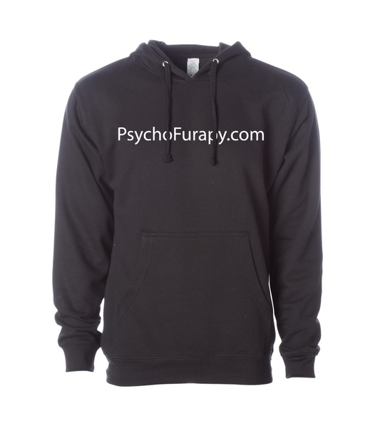 pyschofurapy.com - LOOK AND SMILE - Black Hoodie