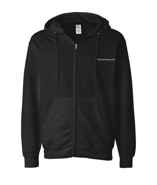 V-PYTOP - LOOK AND SMILE - Black Zip Up Hoodie