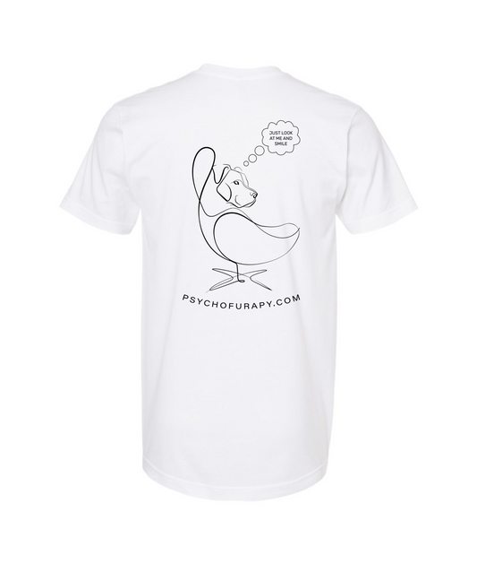 V-PYTOP - LOOK AND SMILE - White T Shirt
