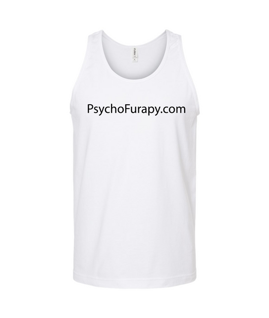 pyschofurapy.com - LOOK AND SMILE - White Tank Top