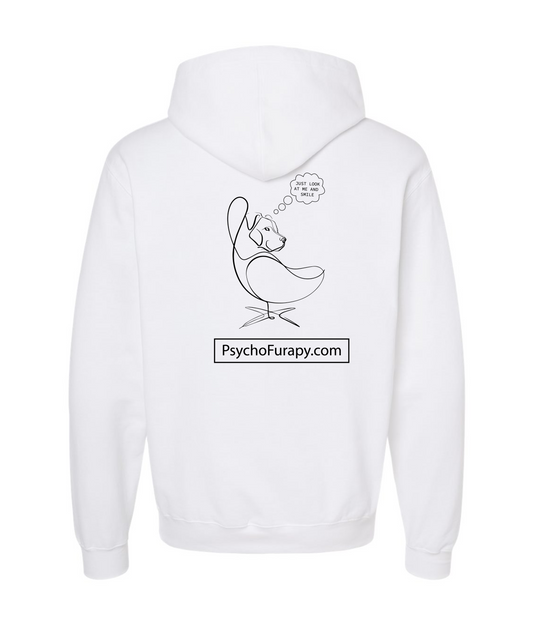 V-PYTOP - LOOK AND SMILE - White Hoodie