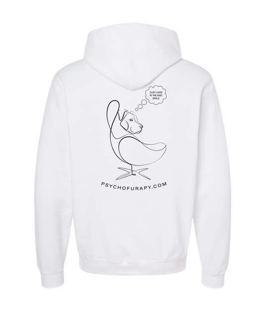 V-PYTOP - LOOK AND SMILE - White Hoodie