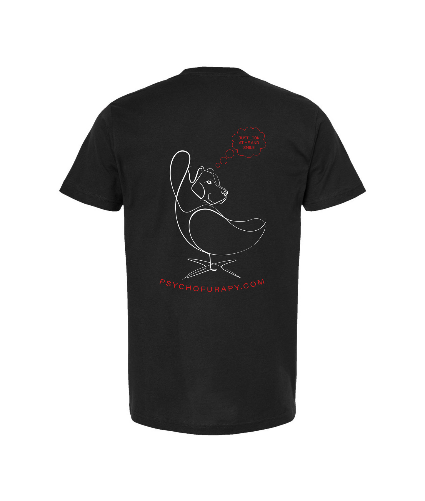 pyschofurapy.com - I <3 MY FURAPIST'S - Black T-Shirt