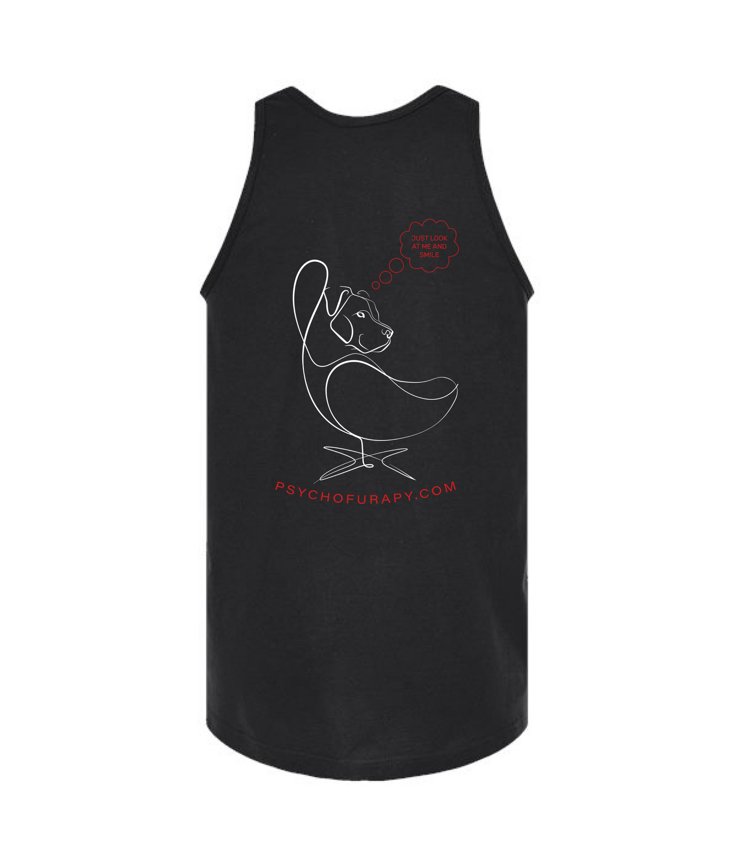 V-PYTOP - I <3 MY FURAPIST'S - Black Tank Top