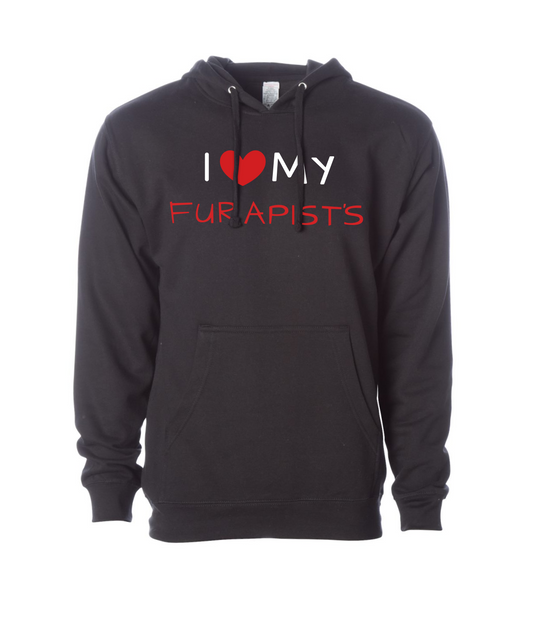 V-PYTOP - I <3 MY FURAPIST'S - Black Hoodie