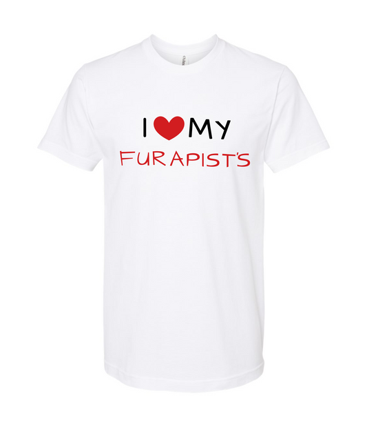 V-PYTOP - I <3 MY FURAPIST'S - White T-Shirt