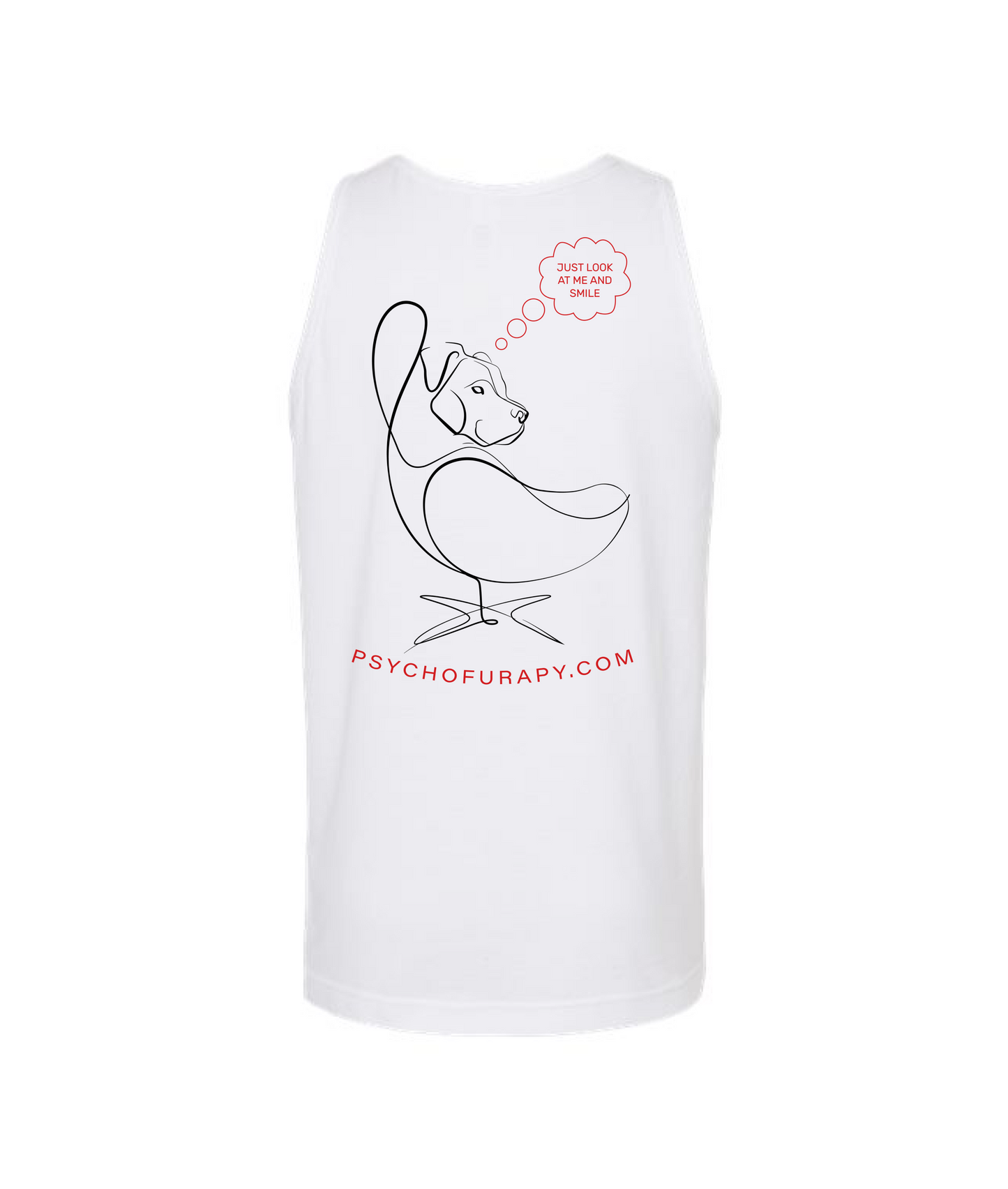 V-PYTOP - I <3 MY FURAPIST'S - White Tank Top