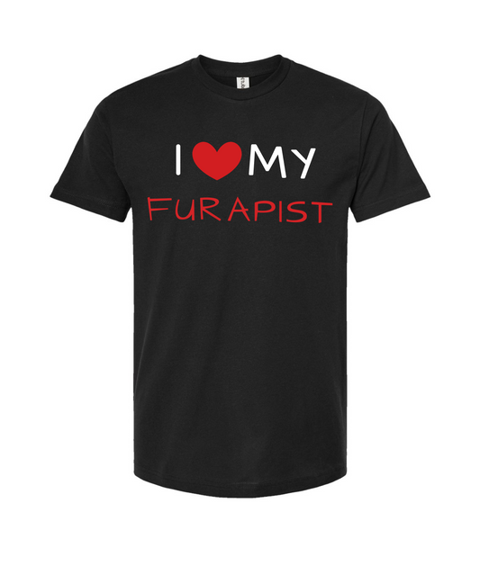 V-PYTOP - I <3 MY FURAPIST - Black T-Shirt