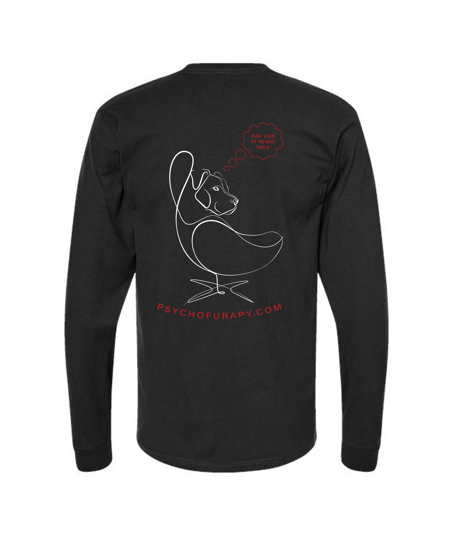 V-PYTOP - I <3 MY FURAPIST - Black Long Sleeve T