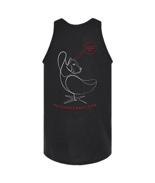V-PYTOP - I <3 MY FURAPIST - Black Tank Top