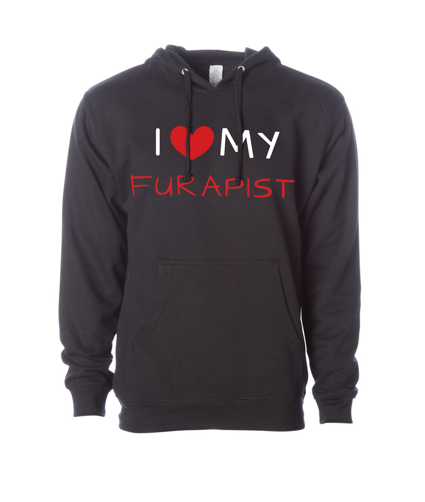 V-PYTOP - I <3 MY FURAPIST - Black Hoodie