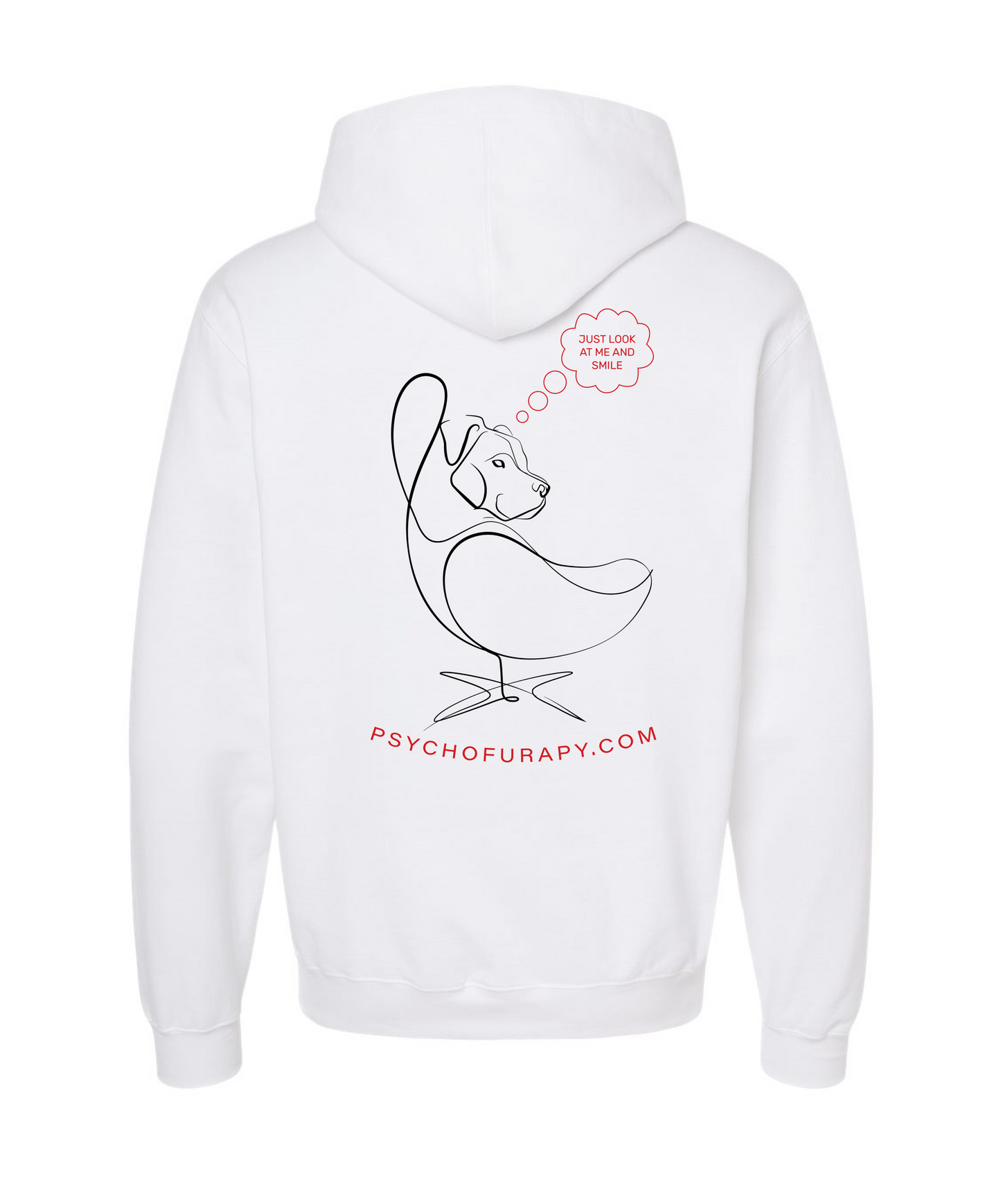 V-PYTOP - I <3 MY FURAPIST - White Hoodie
