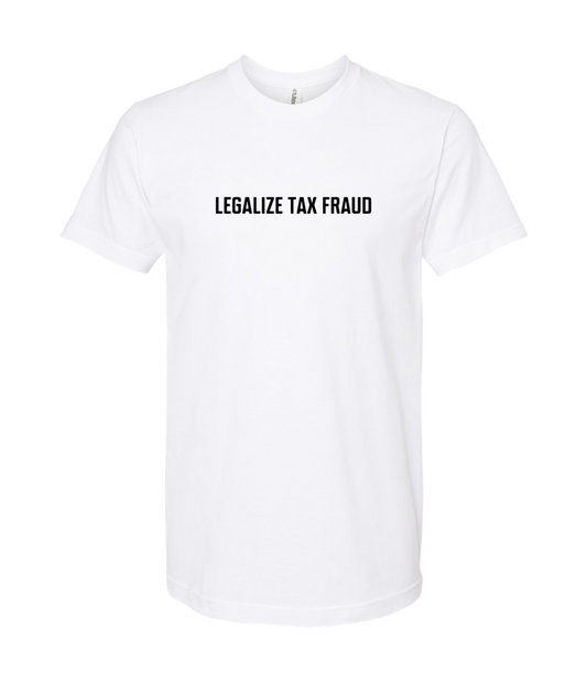 Purple Zebra - Legalize Tax Fraud - White T-Shirt