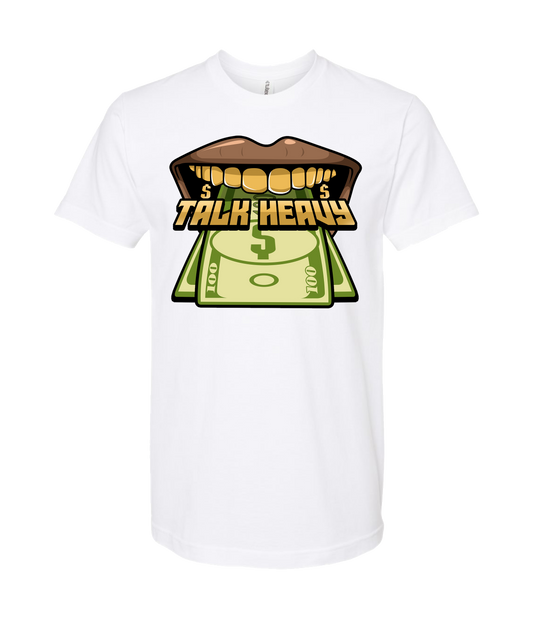 V-QUANTOP - TALK HEAVY - White T Shirt
