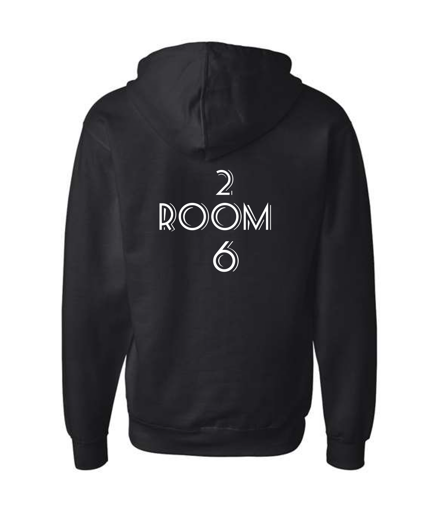 Room 206 - Room 206 - Black Zip Up Hoodie