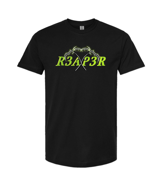 R3AP3R - Logo - Black T Shirt