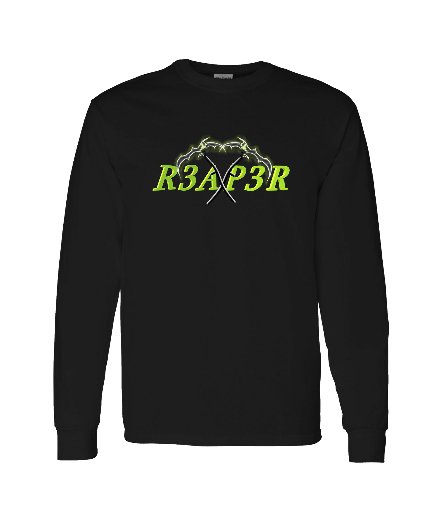 R3AP3R - Logo - Black Long Sleeve T
