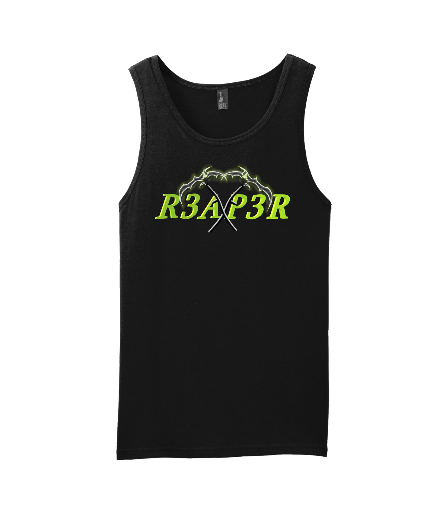 R3AP3R - Logo - Black Tank Top