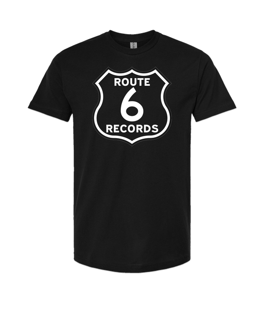 Route 6 Records - Route 6 Sign Logo - White T-Shirt