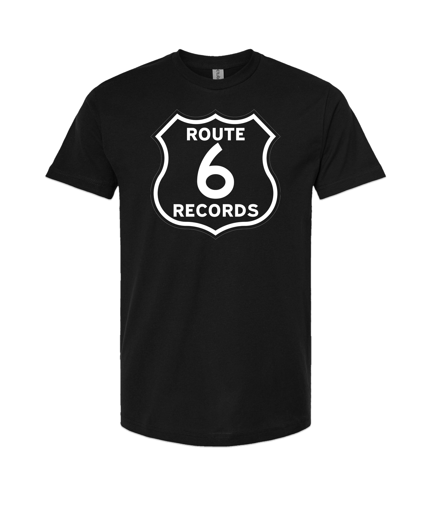 Route 6 Records - Route 6 Sign Logo - White T-Shirt