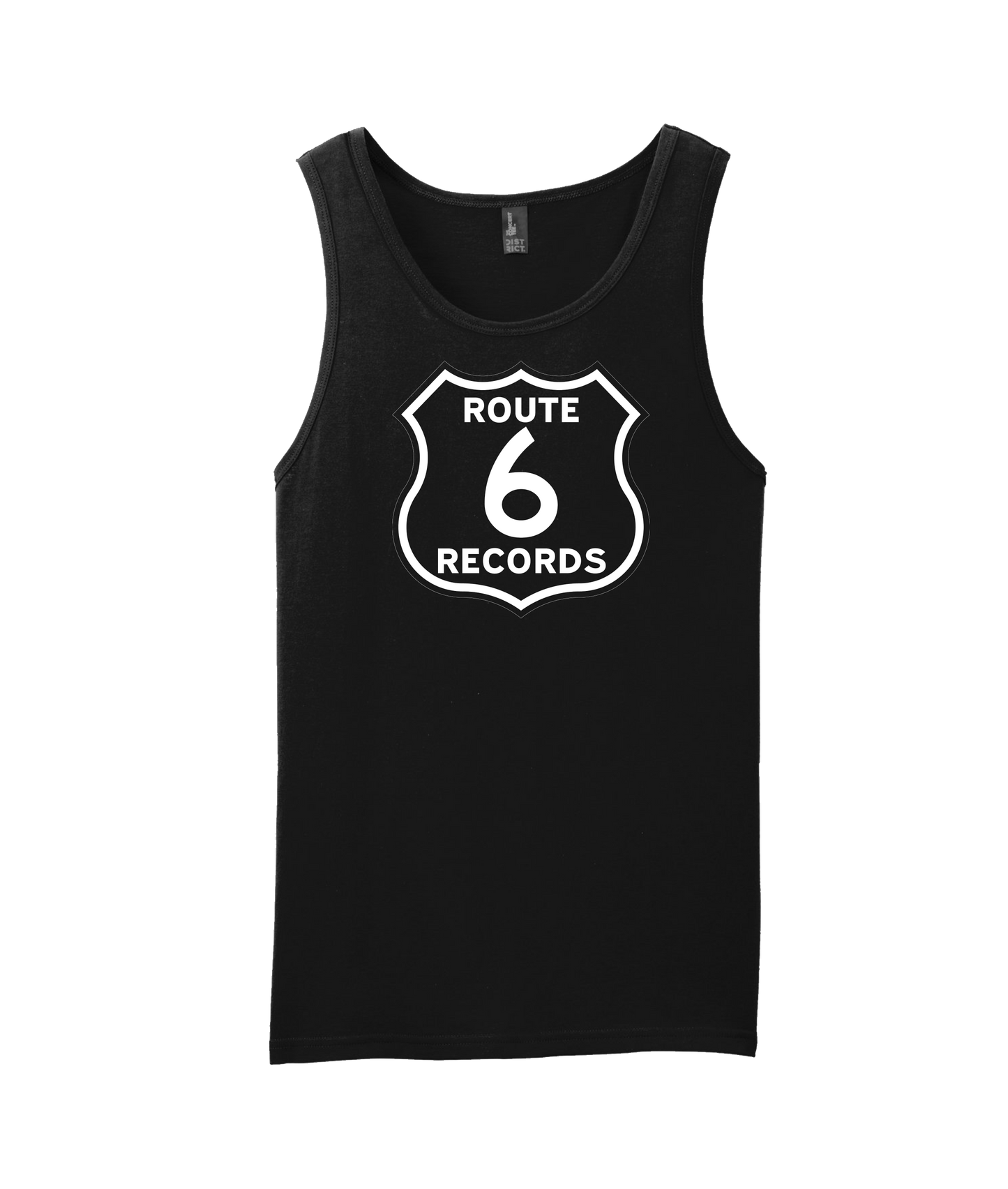 Route 6 Records - Route 6 Sign Logo - White Tank Top