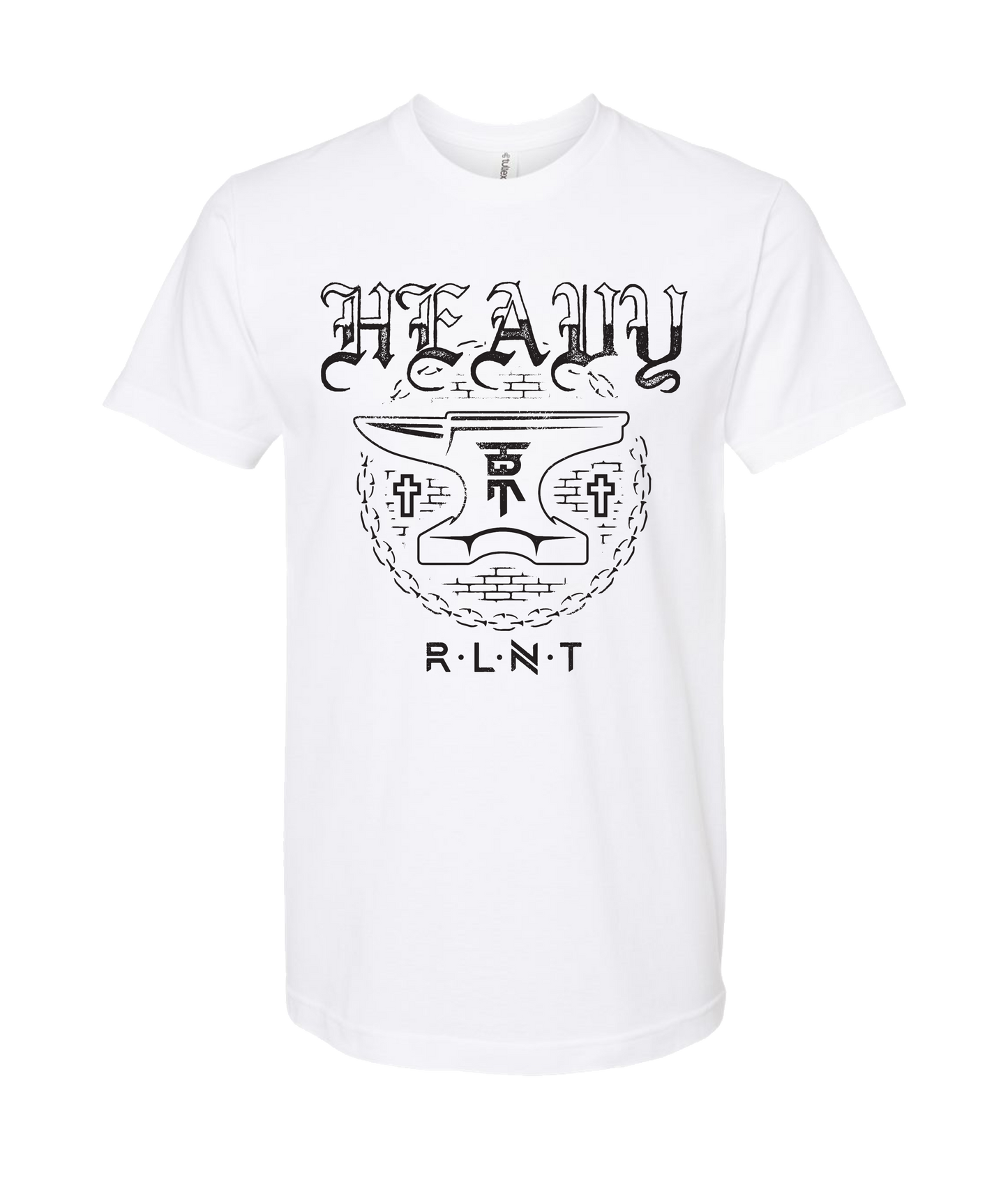 Relent - HEAVY - White T-Shirt
